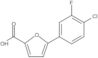 2-Furancarboxylic acid, 5-(4-chloro-3-fluorophenyl)-