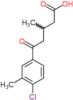 5-(4-chloro-3-methylphenyl)-3-methyl-5-oxopentanoic acid