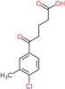 5-(4-chloro-3-methylphenyl)-5-oxopentanoic acid