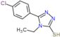 5-(4-Chlorophenyl)-4-ethyl-2,4-dihydro-3H-1,2,4-triazole-3-thione