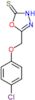 5-[(4-chlorophenoxy)methyl]-1,3,4-oxadiazole-2(3H)-thione