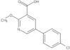 5-(4-Chlorophenyl)-2-methoxy-3-pyridinecarboxylic acid