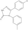 5-(4-Chlorophenyl)-2,4-dihydro-4-(3-methylphenyl)-3H-1,2,4-triazole-3-thione