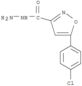 3-Isoxazolecarboxylicacid, 5-(4-chlorophenyl)-, hydrazide