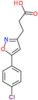 5-(4-Chlorophenyl)-3-isoxazolepropanoic acid