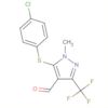1H-Pyrazole-4-carboxaldehyde,5-[(4-chlorophenyl)thio]-1-methyl-3-(trifluoromethyl)-