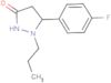 5-(4-fluorophenyl)-1-propyl-3-pyrazolidinone