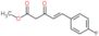 methyl (E)-5-(4-fluorophenyl)-3-oxo-pent-4-enoate