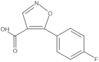 5-(4-Fluorophenyl)-4-isoxazolecarboxylic acid