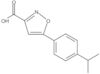 5-[4-(1-Methylethyl)phenyl]-3-isoxazolecarboxylic acid