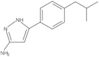 5-[4-(2-Methylpropyl)phenyl]-1H-pyrazol-3-amine