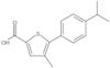 4-Methyl-5-[4-(1-methylethyl)phenyl]-2-thiophenecarboxylic acid