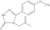 2,4-Dihydro-5-(4-methoxyphenyl)-4-(2-methyl-2-propen-1-yl)-3H-1,2,4-triazole-3-thione