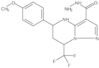 4,5,6,7-Tetrahydro-5-(4-methoxyphenyl)-7-(trifluoromethyl)pyrazolo[1,5-a]pyrimidine-3-carboxylic a…