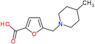 5-[(4-methylpiperidin-1-yl)methyl]furan-2-carboxylic acid