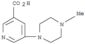 3-Pyridinecarboxylicacid, 5-(4-methyl-1-piperazinyl)-