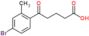 5-(4-bromo-2-methyl-phenyl)-5-oxo-pentanoic acid