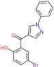 (5-bromo-2-hydroxyphenyl)(1-phenyl-1H-pyrazol-4-yl)methanone