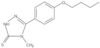 5-(4-Butoxyphenyl)-2,4-dihydro-4-methyl-3H-1,2,4-triazole-3-thione