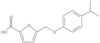 5-[[4-(1-Methylethyl)phenoxy]methyl]-2-furancarboxylic acid