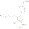 1H-Pyrrole-3-carboxylic acid,5-(4-methoxyphenyl)-1-(3-methoxypropyl)-2-methyl-