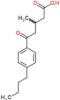 4-Butyl-β-methyl-δ-oxobenzenepentanoic acid