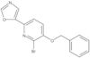 2-Bromo-6-(5-oxazolyl)-3-(phenylmethoxy)pyridine