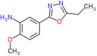 5-(5-ethyl-1,3,4-oxadiazol-2-yl)-2-methoxy-aniline