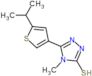 4-methyl-5-[5-(1-methylethyl)thiophen-3-yl]-2,4-dihydro-3H-1,2,4-triazole-3-thione