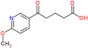 6-Methoxy-δ-oxo-3-pyridinepentanoic acid