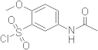 5-acetamido-2-methoxybenzenesulphonyl chloride