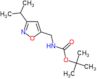 tert-butyl {[3-(1-methylethyl)isoxazol-5-yl]methyl}carbamate