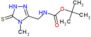 Carbamic acid, [(4,5-dihydro-4-methyl-5-thioxo-1H-1,2,4-triazol-3-yl)methyl]-, 1,1-dimethylethyl e…