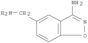 1,2-Benzisoxazole-5-methanamine,3-amino-