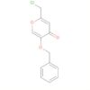 4H-Pyran-4-one, 2-(chloromethyl)-5-(phenylmethoxy)-