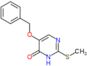 5-(benzyloxy)-2-(methylsulfanyl)pyrimidin-4(3H)-one