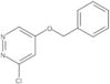 3-Chloro-5-(phenylmethoxy)pyridazine