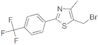 5-(bromomethyl)-4-methyl-2-[4-(trifluoromethyl)phenyl]-1,3-thiazole