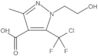 5-(Chlorodifluoromethyl)-1-(2-hydroxyethyl)-3-methyl-1H-pyrazole-4-carboxylic acid