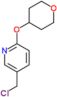 5-(chloromethyl)-2-tetrahydropyran-4-yloxy-pyridine