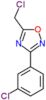 5-(chloromethyl)-3-(3-chlorophenyl)-1,2,4-oxadiazole