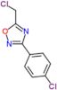 5-(chloromethyl)-3-(4-chlorophenyl)-1,2,4-oxadiazole