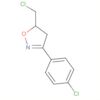 Isoxazole, 5-(chloromethyl)-3-(4-chlorophenyl)-4,5-dihydro-