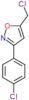 5-(chloromethyl)-3-(4-chlorophenyl)isoxazole