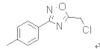 5-(chloromethyl)-3-p-tolyl-1,2,4-oxadiazole
