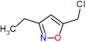 5-(chloromethyl)-3-ethyl-1,2-oxazole