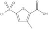 5-(Chlorosulfonyl)-3-methyl-2-thiophenecarboxylic acid