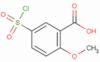 5-(Chlorosulfonyl)-2-methoxybenzoic acid