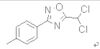 5-(dichloromethyl)-3-p-tolyl-1,2,4-oxadiazole