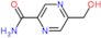5-(hydroxymethyl)pyrazine-2-carboxamide